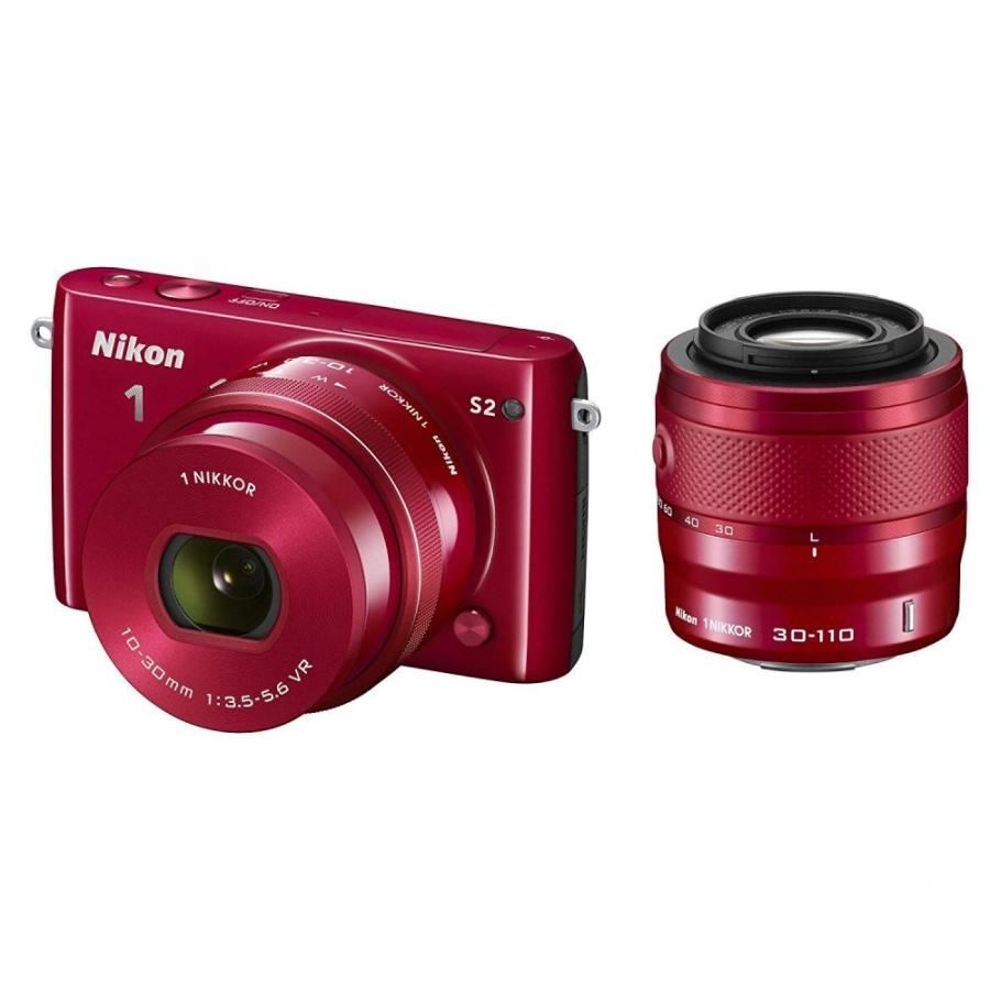 ニコン Nikon S2 ダブルズームキット レッド microSDカード付き 