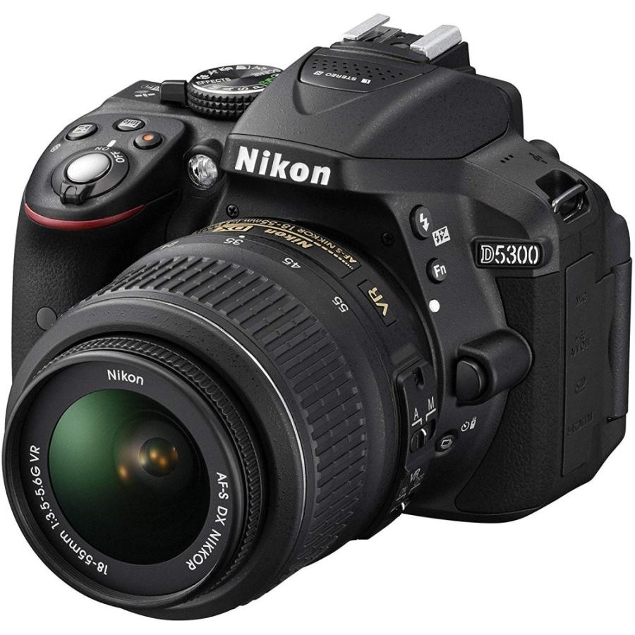 Nikon D5300 一眼レフ　ダブルズームキット2 ブラック 中古)Nikon (ニコン) D5300 ダブルズームキット2 ブラック（商品ID