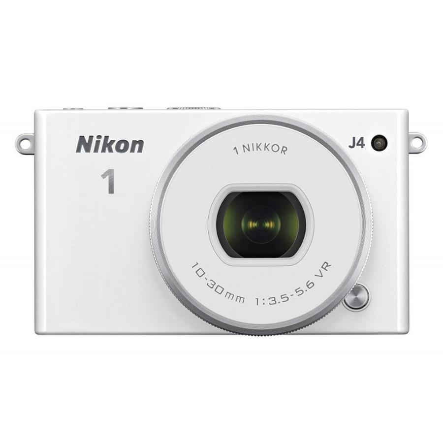 ★極上美品級＆すぐ使えるSDカード32GB★ニコン J4 レンズキット ニコン Nikon J4 標準パワーズームレンズキット ホワイト SD