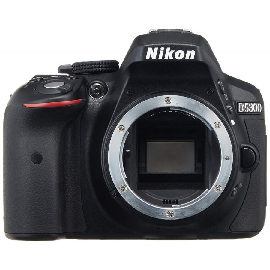 ニコン Nikon D5300 ブラック 2400万画素 3.2型液晶 SDカード付き  