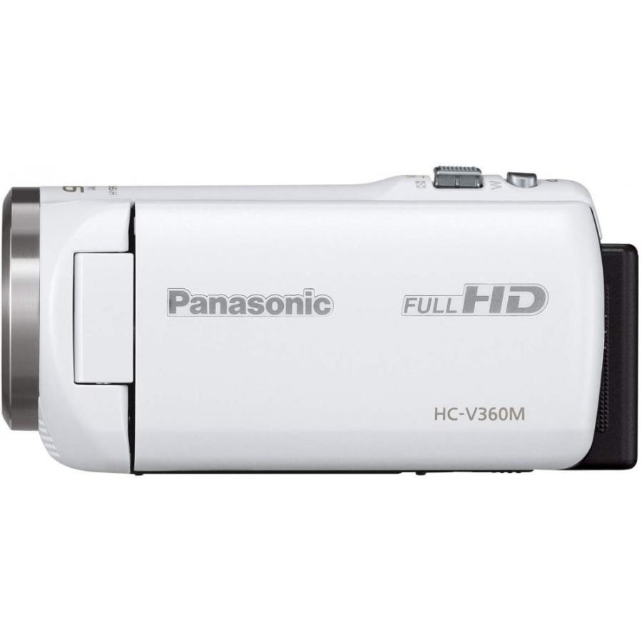 Panasonic　HC-V360M　ホワイト Panasonic パナソニック HC-V360M フルハイビジョンビデオカメラ ホワイト