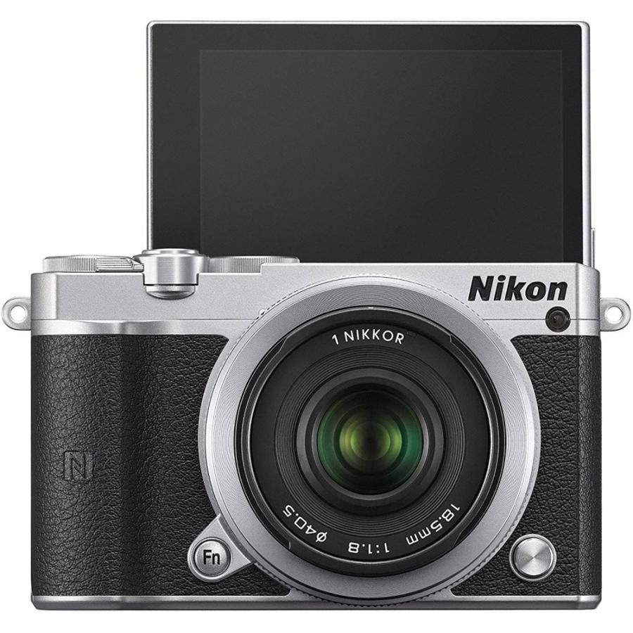 ニコン Nikon  J5 ダブルレンズキット シルバー J5WLKSL SDカード付き <プレゼント包装承ります>｜camera-fanksproshop｜02