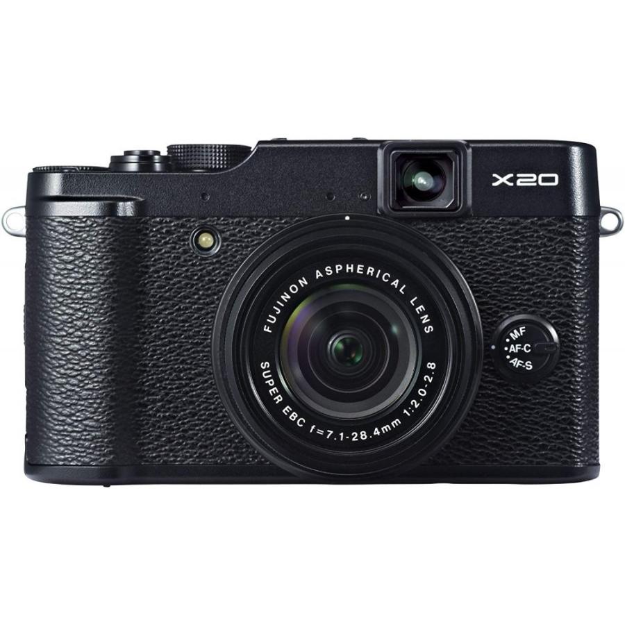 フジフィルム FUJIFILM X20B ブラック F FX-X20 B SDカード付き <プレゼント包装承ります>｜camera-fanksproshop