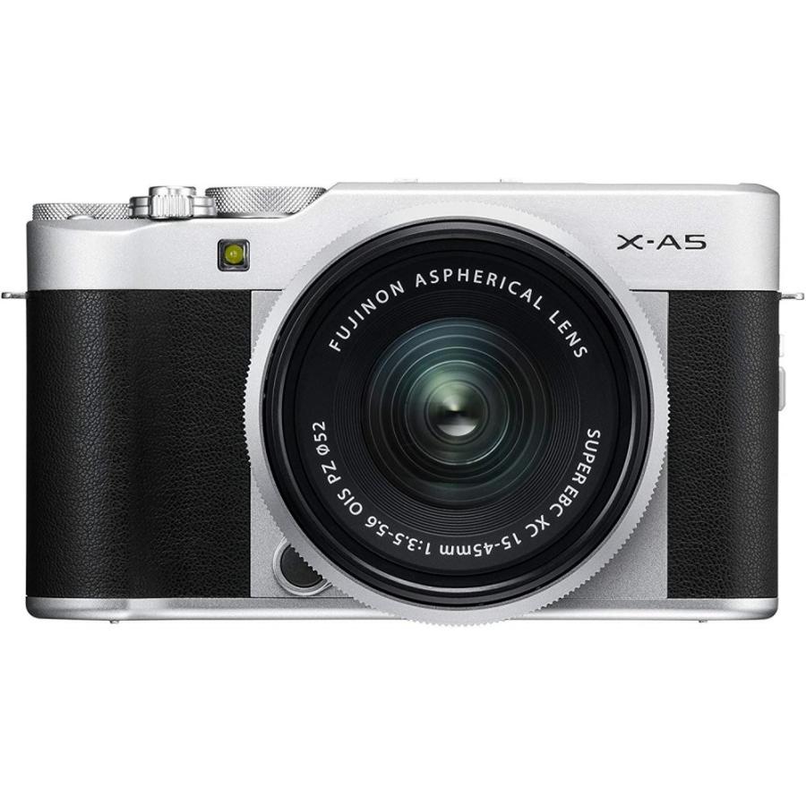 フジフィルム FUJIFILM  X-A5レンズキット シルバー X-A5LK-S SDカード付き <プレゼント包装承ります>｜camera-fanksproshop｜02