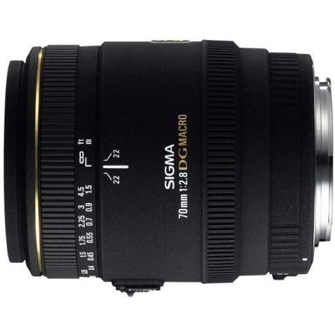 SIGMA MACRO 70mm F2.8 EX DG 単焦点マクロレンズ ニコン用 良品 動作確認済み 1ヶ月保証付 交換レンズ