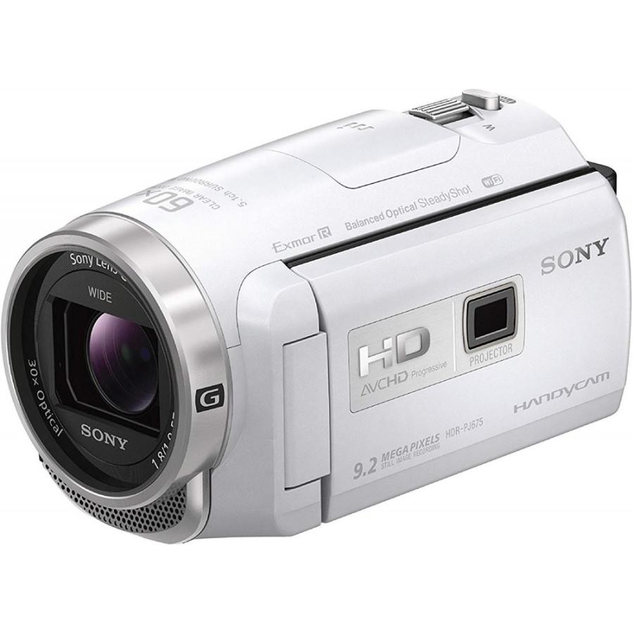 ソニー SONY HDビデオカメラ Handycam HDR-CX670 ホワイト 光学30倍