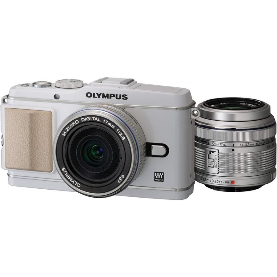 オリンパス OLYMPUS E-P3 ツインレンズキット ホワイト E-P3 TKIT WHT SDカード付き <プレゼント包装承ります>｜camera-fanksproshop