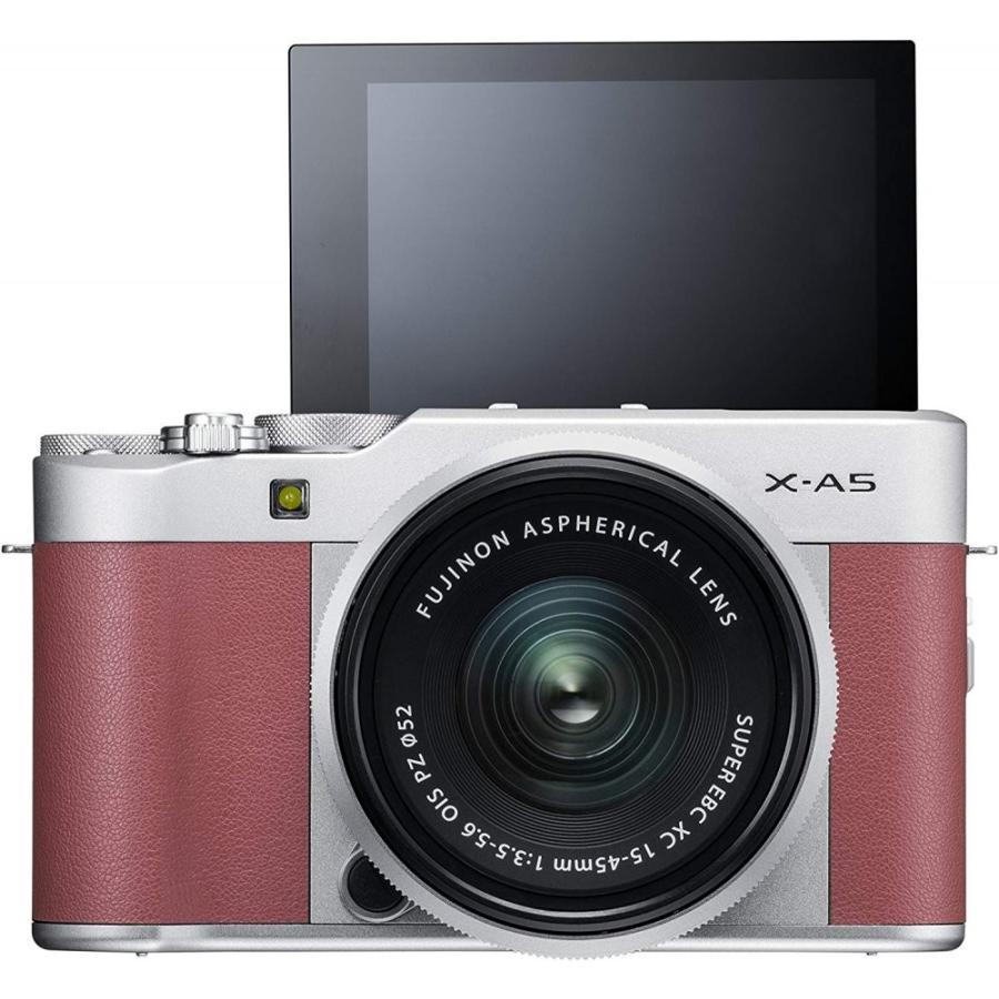 FUJIFILM X-A5レンズキット レンズキット ピンク 良品 動作確認済み 1ヶ月保証付 小型軽量 ミラーレスの画像