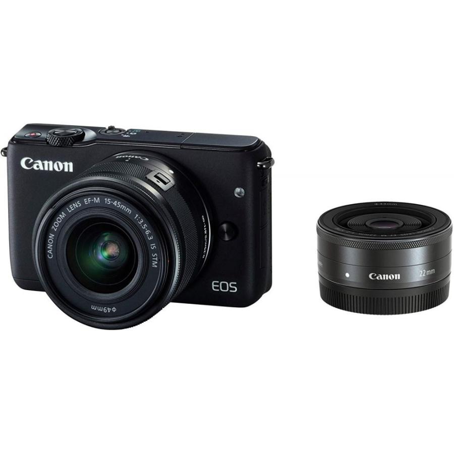 キヤノン Canon EOS M10 ダブルレンズキット ブラック EOSM10BK