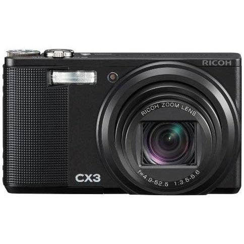 ■ 美品 ■ リコー RICOH CX3 リコー RICOH CX3 ブラック CX3BK SDカード付き <プレゼント包装