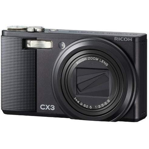 RICOH CX3 デジタルカメラ ケース付き リコー RICOH CX3 ブラック CX3BK SDカード付き <プレゼント包装