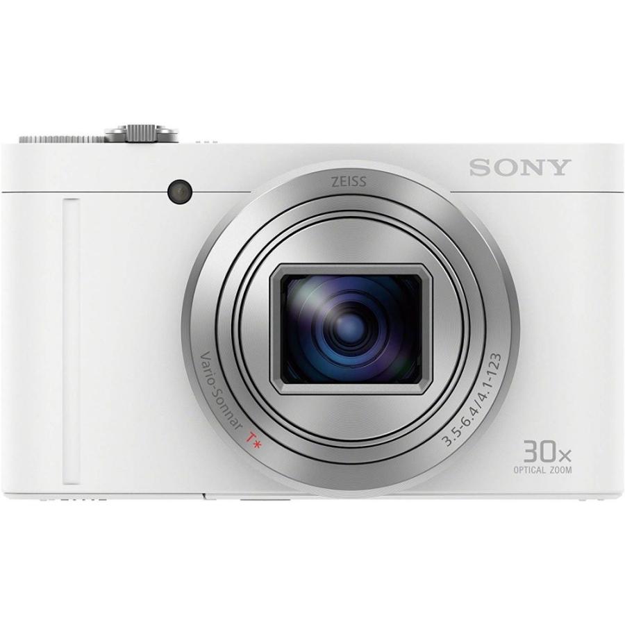 再値下げしました！ ソニー SONY DSC-WX500 光学30倍ズーム 1820万画素 ホワイト Cyber-shot DSC-WX500 WC SDカード付き 