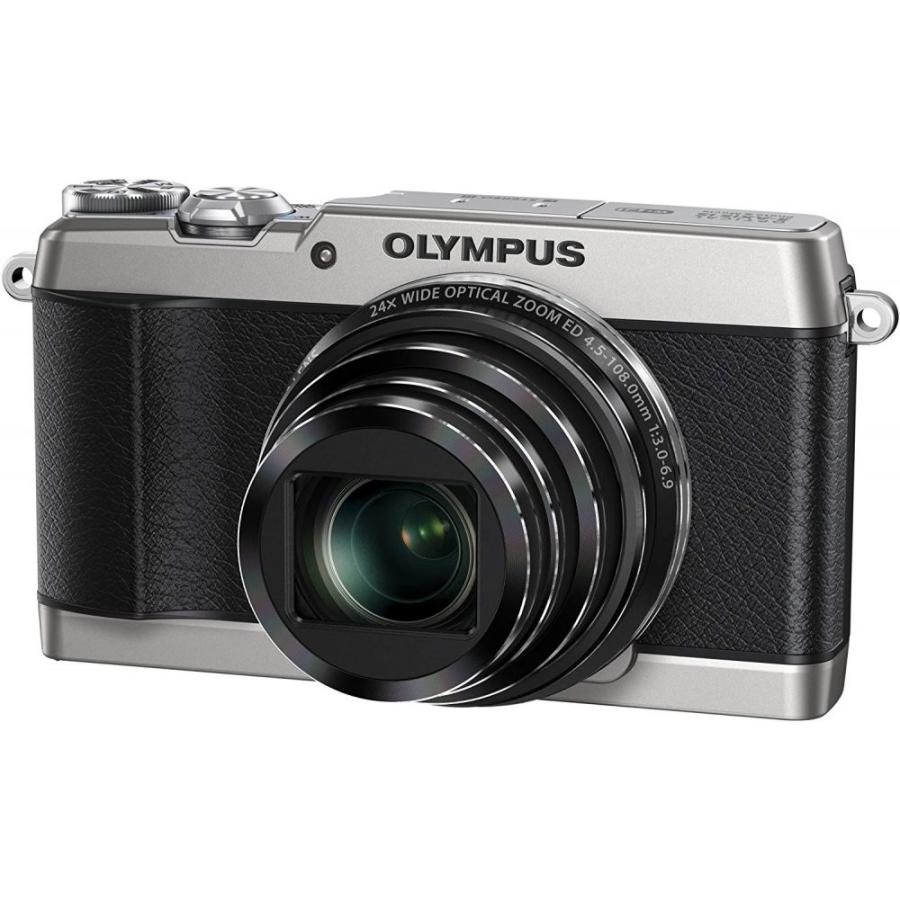 「美品」オリンパス　OLYMPUS STYLUS SH-1 箱付き　付属品多数 CONTAX（コンタックス） オリンパス OLYMPUS STYLUS SH-1 シルバー