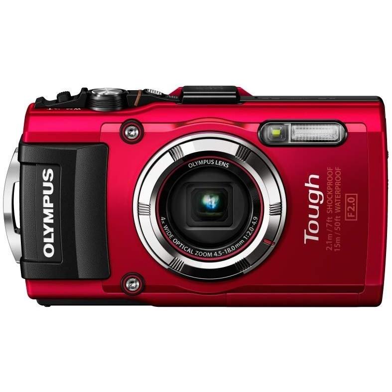【美品】OLYMPUS STYLUS TG-3 レッド 【動作確認済】 CONTAX（コンタックス） OLYMPUS STYLUS TG-3 Tough レッド 良品 動作