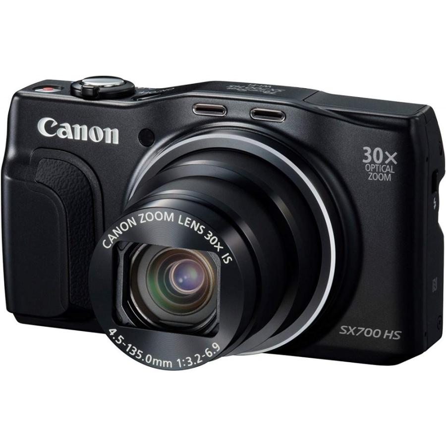キヤノン Canon Power Shot SX700 HS ブラック 光学30倍ズーム PSSX700HS BK SDカード付き <プレゼント包装承ります>