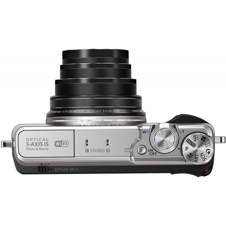 オリンパス デジタルカメラ シルバー SD付き CONTAX オリンパス OLYMPUS STYLUS SH-2 シルバー SDカード付き