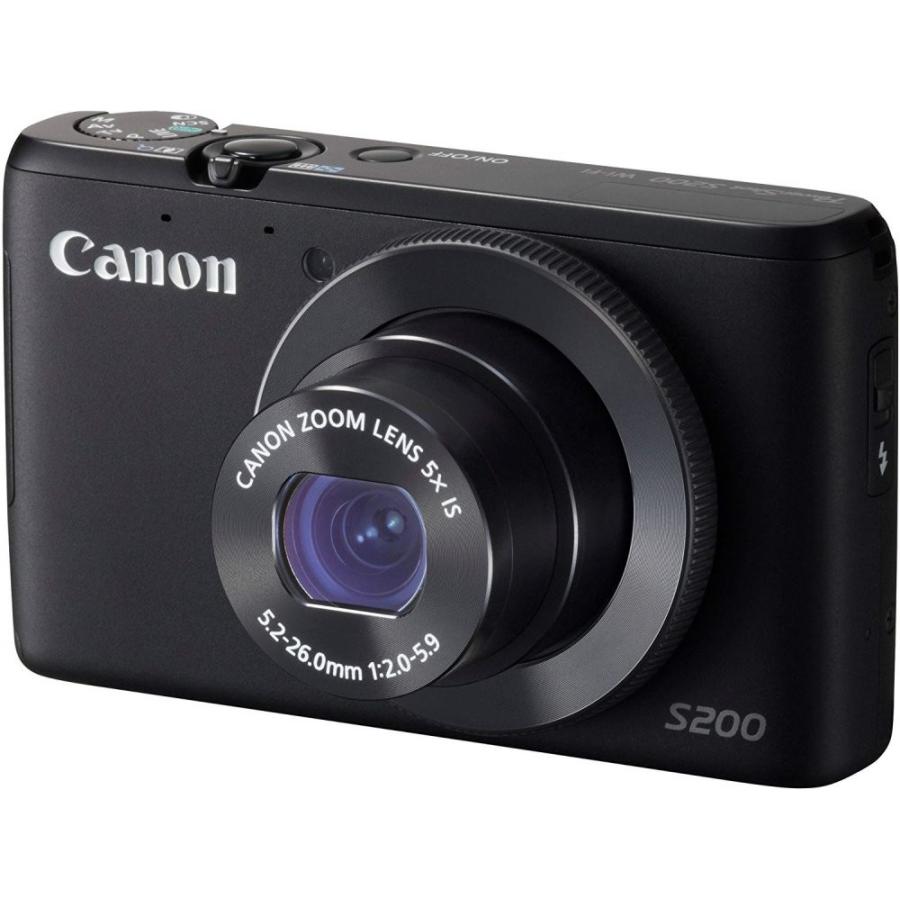 キヤノン Canon PowerShot S200 ブラック <プレゼント包装承ります>