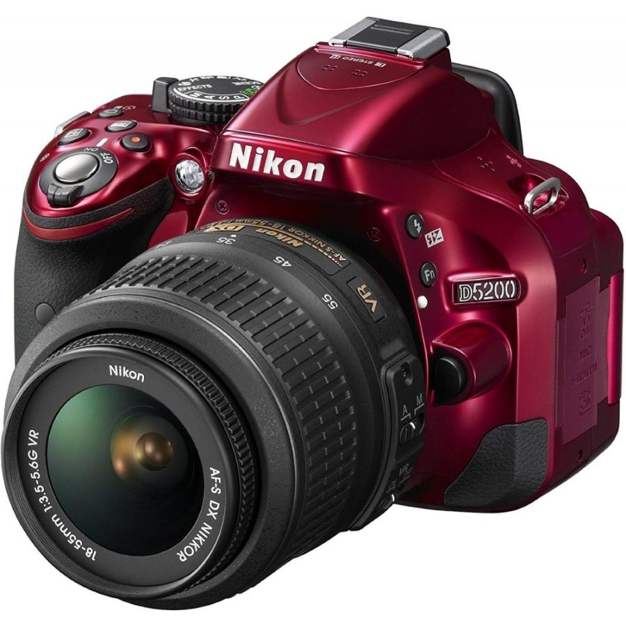 ニコン（Nikon） Nikon D5200 レンズキット レッド 良品 動作確認済み