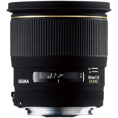 シグマ SIGMA 単焦点広角レンズ 28mm F1.8 EX DG ASPHERICAL MACRO キヤノン用 フルサイズ対応