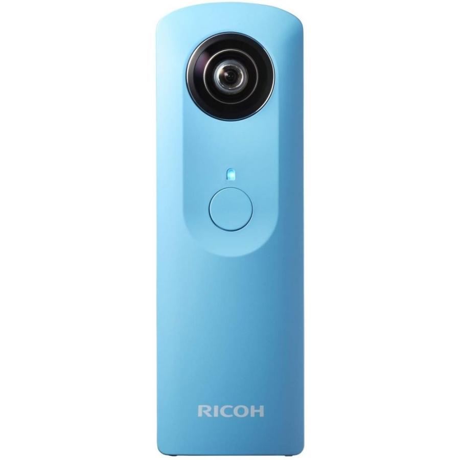 リコー RICOH THETA m15  ブルー  全天球 360度カメラ SDカード付き <プレゼント包装承ります>｜camera-fanksproshop