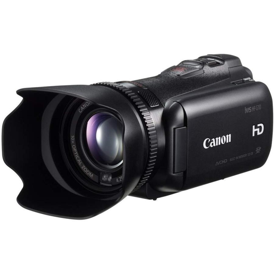 キヤノン Canon デジタルビデオカメラ iVIS HF G10 IVISHFG10 光学10倍 光学式手ブレ補正 内蔵メモリー32GB