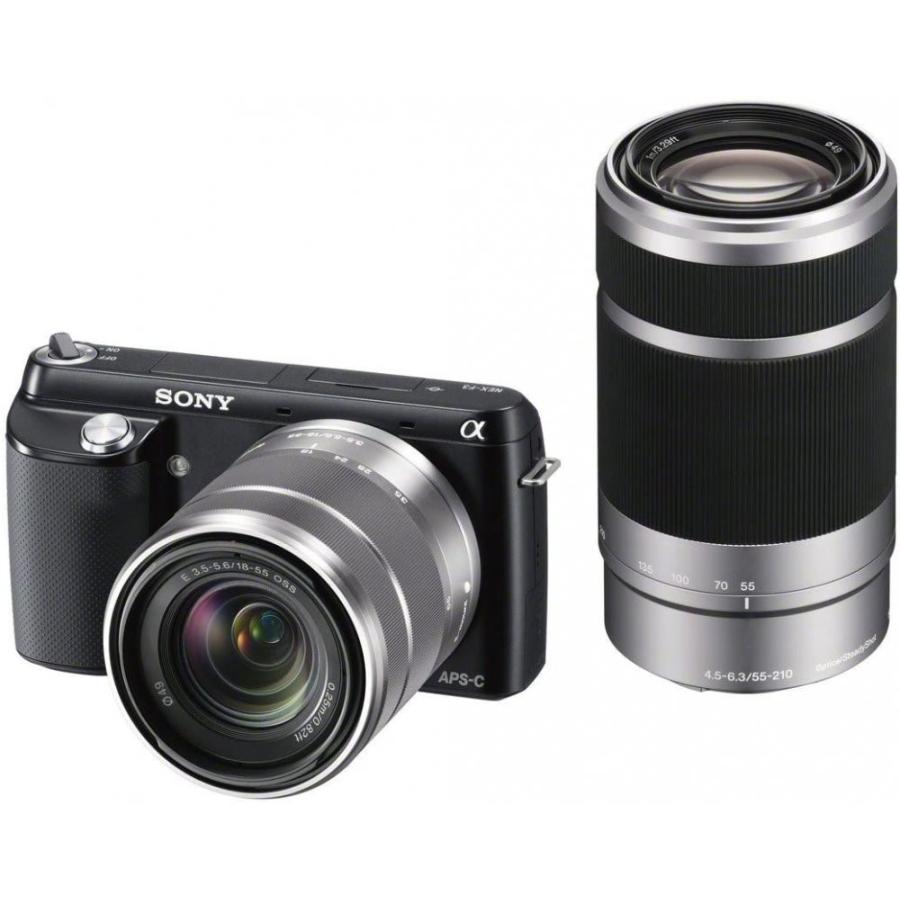 新品　SONY ソニー デジタル一眼カメラレンズキット(ブラック) NEX-F3 SONY ソニー デジタル一眼カメラ NEX-F3 ダブルレンズキット