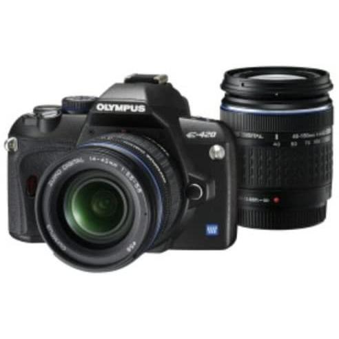 OLYMPUS - オリンパス E-420 ダブルズームキット オリンパス OLYMPUS E-420 ダブルズームキット E-420WKIT