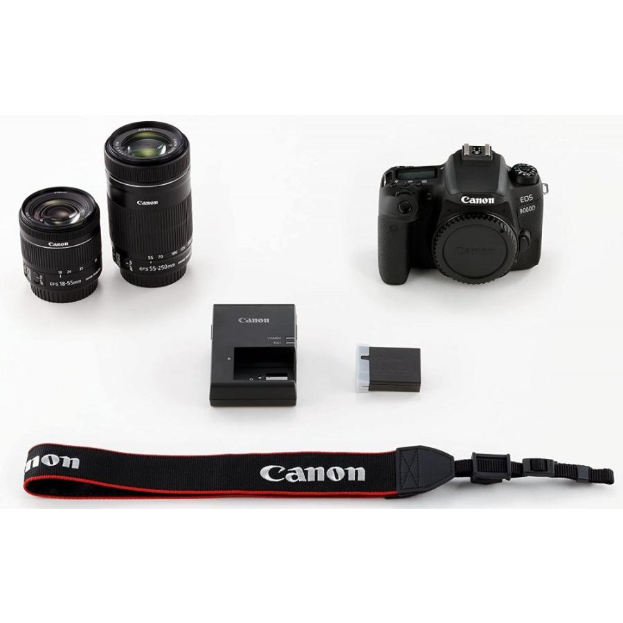 新品未使用 保証あり Canon eos9000d ダブルズームキット キヤノン（Canon） Canon EOS 9000D ダブルズームキット 良品 動作確認
