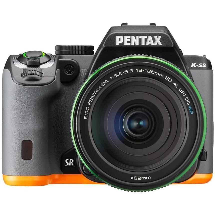 ペンタックス PENTAX デジタル一眼レフ ペンタックス PENTAX K-S2 DA18-135mmWRレンズキット  ブラック×オレンジ｜camera-fanksproshop