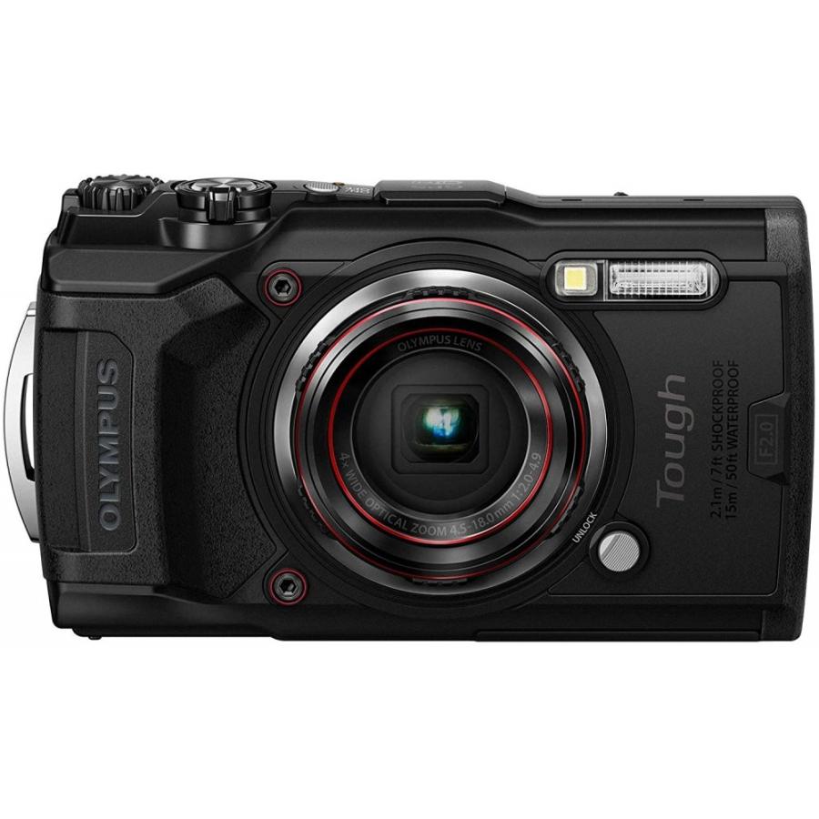 オリンパス OLYMPUS デジタルカメラ Tough TG-6 ブラック 1200万画素 