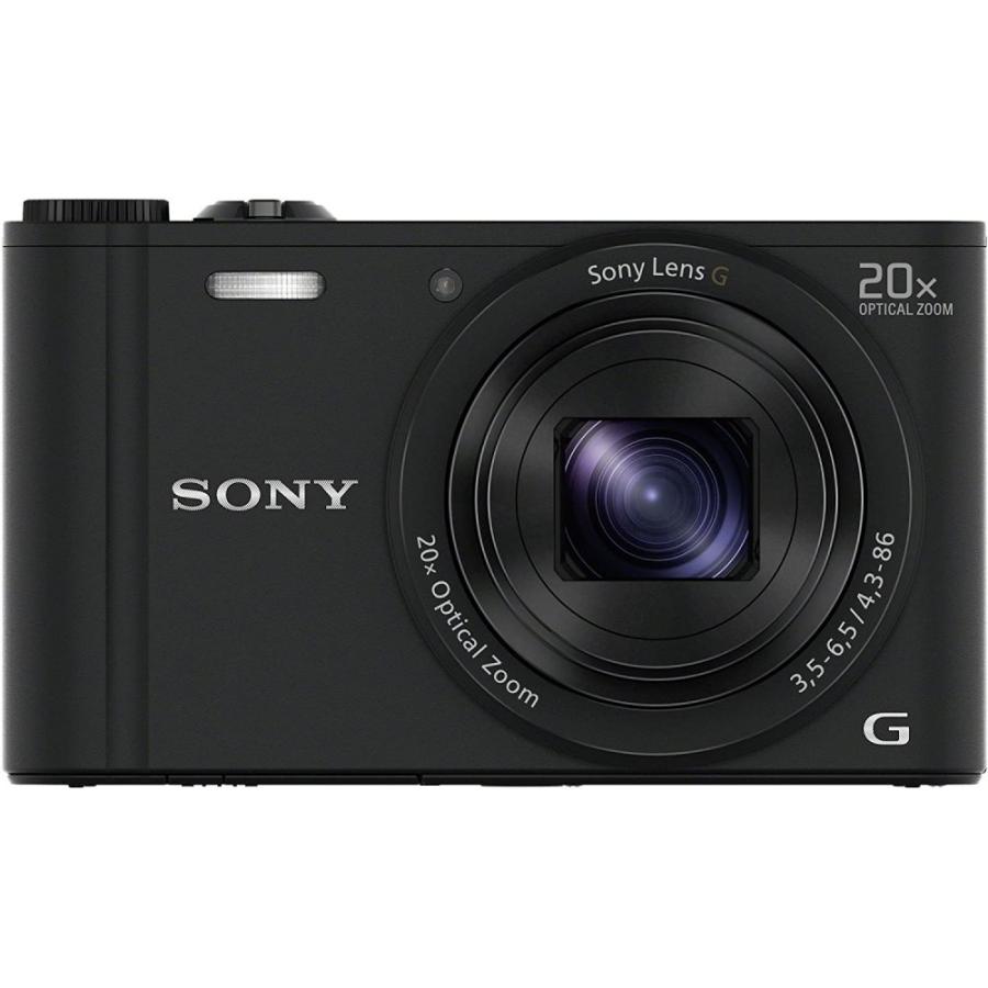 美品　動作確認済SONY DSC-WX350 コンパクトデジタルカメラ CONTAX（コンタックス） SONY Cyber-shot WX350 ブラック 良品 動作