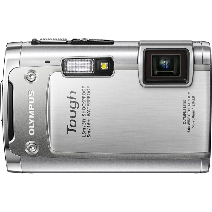 【動作確認済】OLYMPUS オリンパス TOUGH TG-615 防水コンデジ CONTAX（コンタックス） OLYMPUS TOUGH TG-615 シルバー 良品 動作確認