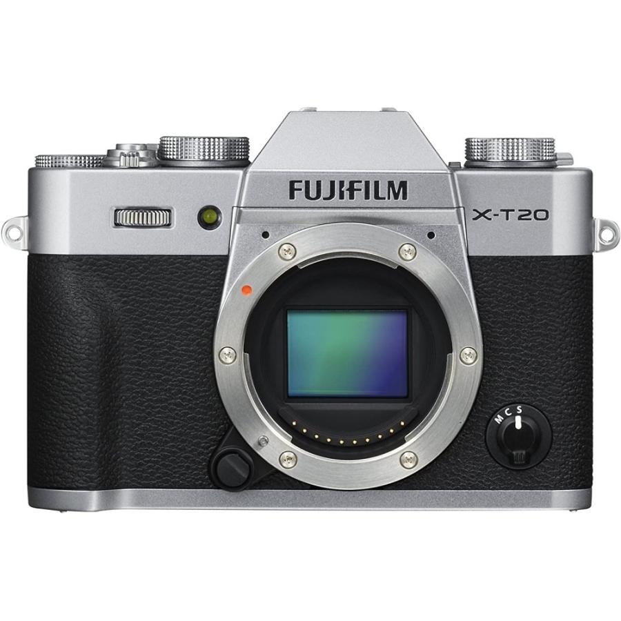 【美品】FUJIFILM X-T20 ボディ シルバー（動作確認済） FUJIFILM（フジフイルム） FUJIFILM X-T20 シルバー ボディ 良品 動作