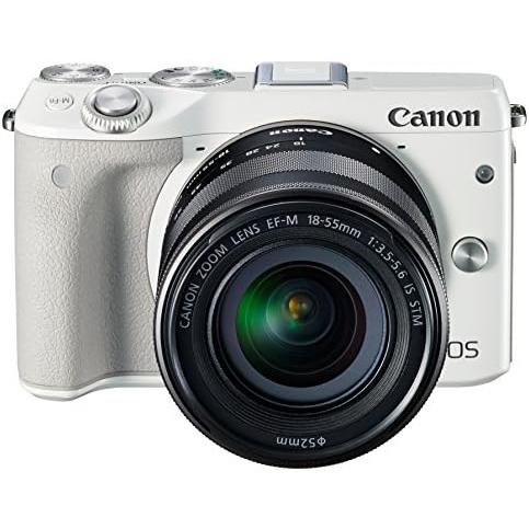 Canon ミラーレス一眼カメラ EOS M3 ダブルズームキット(ホワイト) EF-M18-55mm F3.5-5.6 IS STM EF-M55-200mm F4.5-6.3 IS STM 付属 EOSM3WH-WZK｜camera-fanksproshop｜02