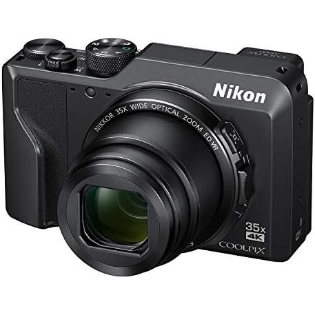 Nikon デジタルカメラ COOLPIX A1000 BK 光学35倍 ISO6400 アイセンサー付EVF クールピクス ブラック A1000BK CONTAX Nikon デジタルカメラ COOLPIX A1000 BK 光学35倍