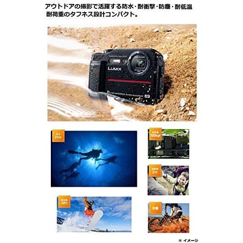 Panasonic ルミックス FT7 ブラック 良品 動作確認済み 1ヶ月保証付 4K動画 高性能_4