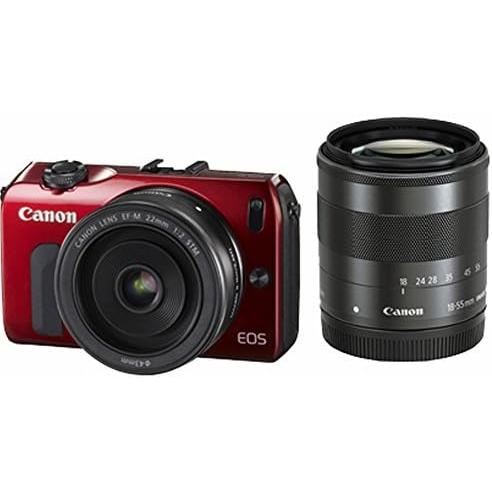 CONTAX（コンタックス） Canon EOS M ダブルレンズキット レッド 良品