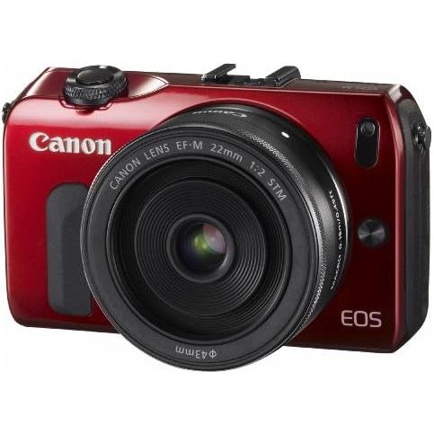 【美品・動作・返品保証】Canon EOS M レッド レンズキット CONTAX（コンタックス） Canon EOS M ダブルレンズキット レッド 良品