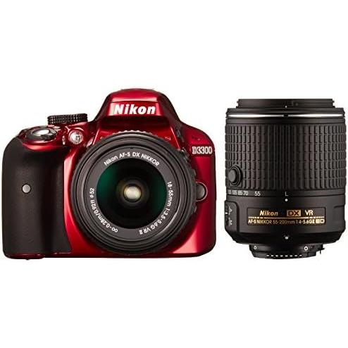 CONTAX（コンタックス） Nikon D3300 ダブルズームキット2 レッド 良品 