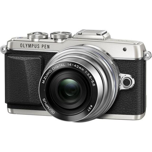 OLYMPUS E-PL7 一眼 OLYMPUS PEN E-P7・14-42mm EZレンズキット シルバー - 業務用