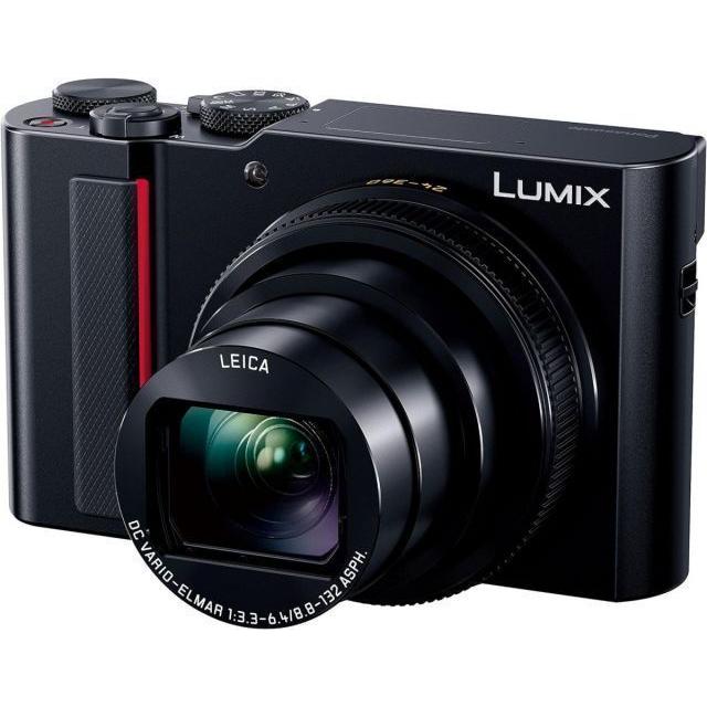 【美品】Panasonic LUMIX TX2 ブラック CONTAX（コンタックス） Panasonic ルミックス TX2 光学15倍 ブラック