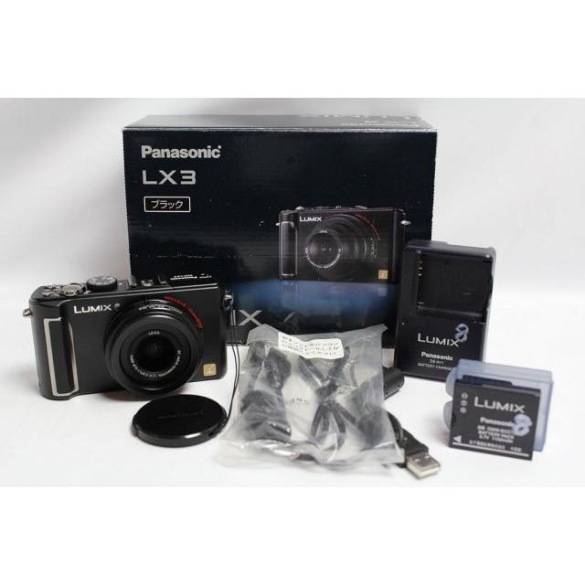 Panasonic LUMIX DMC-LX3 元箱付属品完備 動作確認済 CONTAX（コンタックス） Panasonic LUMIX (ルミックス ブラック 良品