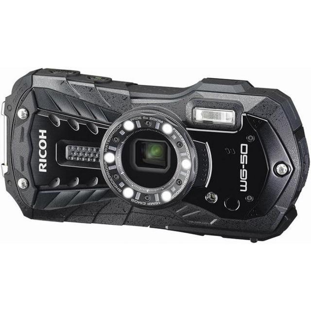 【完動品】RICOH WG-50 コンデジ ブラック 動作確認済 リコー（RICOH） RICOH WG-50 ブラック 良品 動作確認済み 1ヶ月保証付