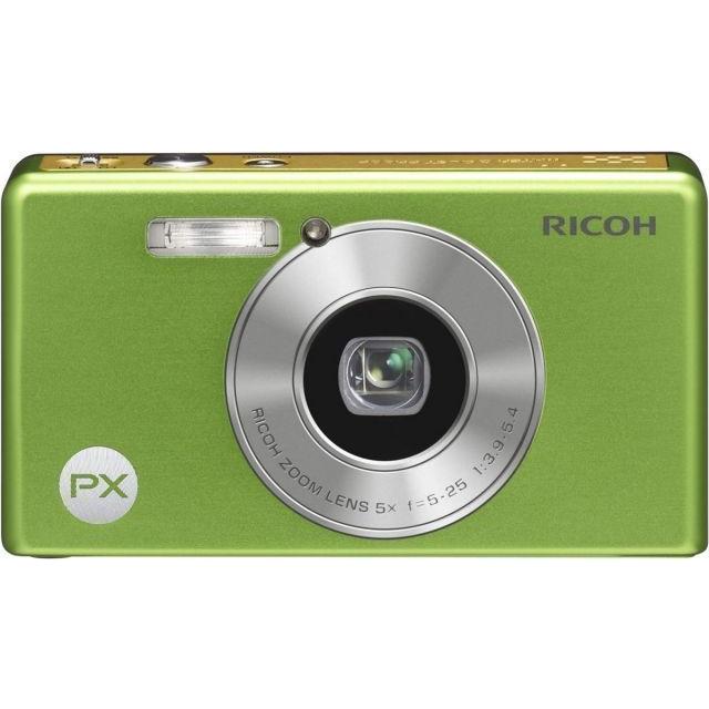 RICOH - 【✨防水防塵/耐衝撃✨】RICOH リコー PX ライムグリーン SDカード付 リコー RICOH 防水デジタルカメラ PX ライムグリーン PXLG