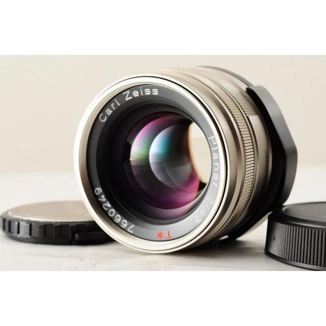 美品！CONTAX Carl Zeiss G Planar 45mm f2 T* CONTAX（コンタックス） G用 Planar 45mm F2 T* (Carl Zeiss) : カメラ