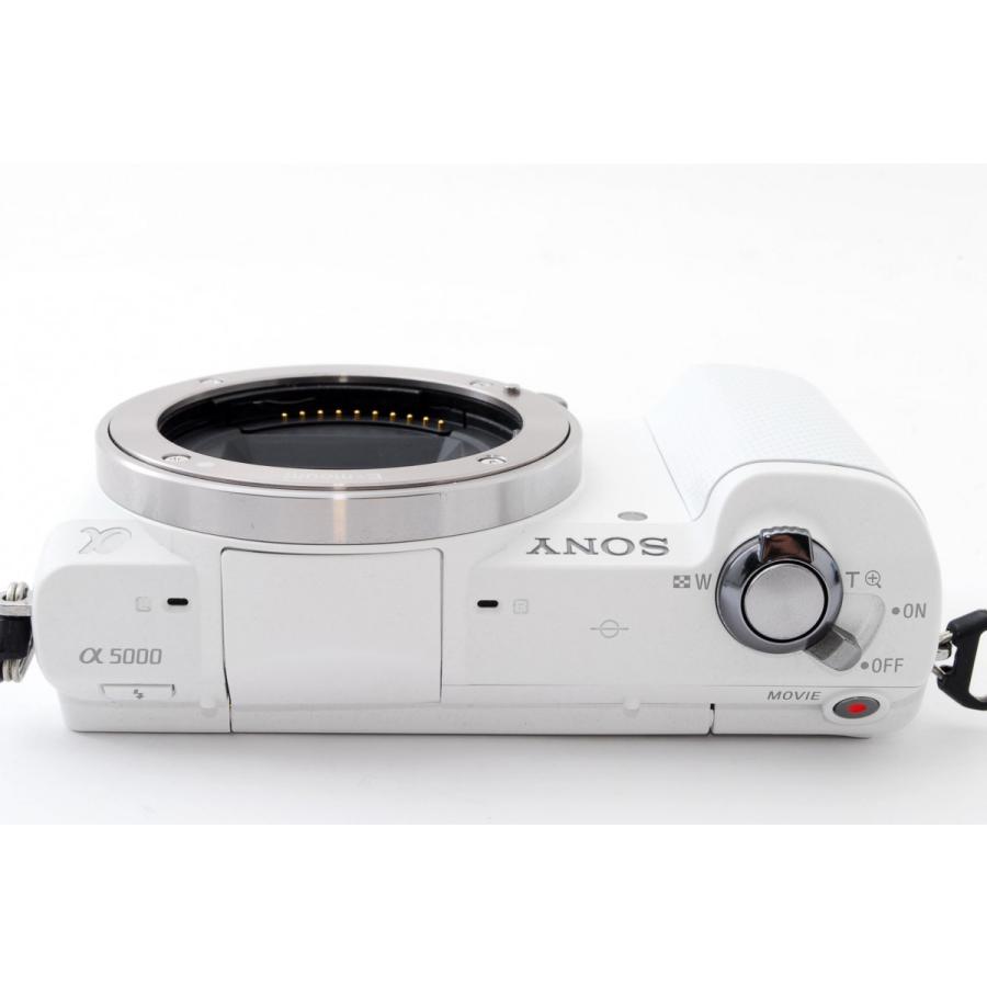 SONY ソニー α5000 ホワイトレンズキット 美品 自撮りできる&Wi SONY ソニー α5000 ホワイトレンズキット 美品 自撮りできる&Wi