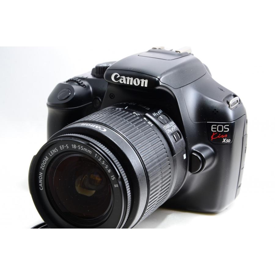 Canon Kiss X50 レンズキット ブラック 良品 動作確認済み 1ヶ月保証付 高性能_2