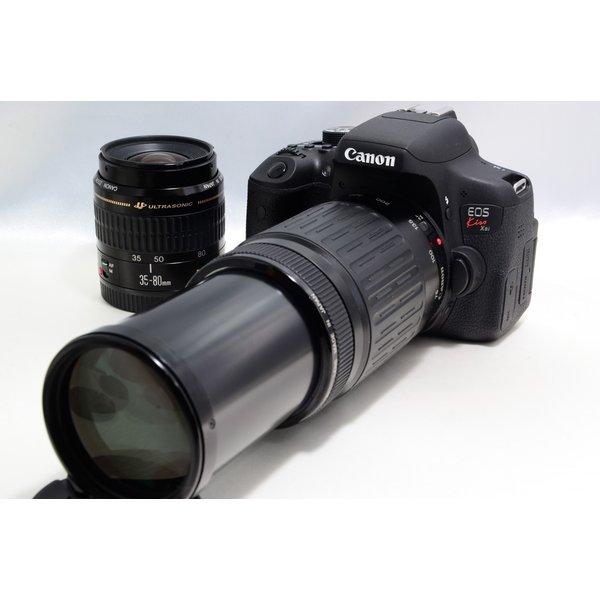 キヤノン Canon EOS X8i Wi-Fi対応 超望遠 ダブルズームキット | 超美品 【