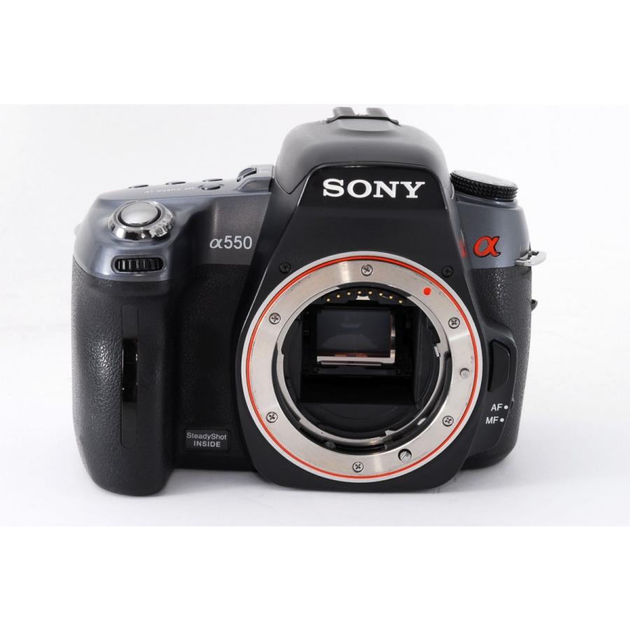 ソニー SONY α550 DSLR-A550 標準&超望遠ダブルズームセット 美品 SD