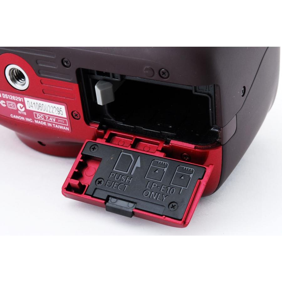 Canon EOS Kiss X50 レッド(ボディ)　レンズキット EOS キヤノン デジタル一眼 Canon Kiss X50 レンズキット レッド